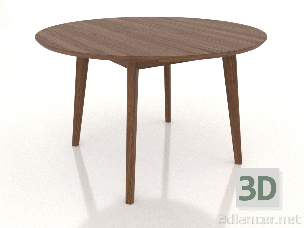 3d model Mesa de comedor REDONDA Ø 1200 mm (nogal claro) - vista previa