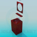 3d model Lavabo con espejo - vista previa