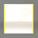 3d model Mirror ZL 01 (400х400, luminous yellow) - preview