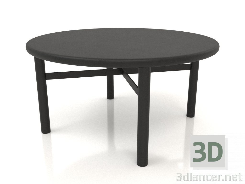 3d model Mesa de centro (extremo redondeado) JT 031 (D=800x400, madera negra) - vista previa