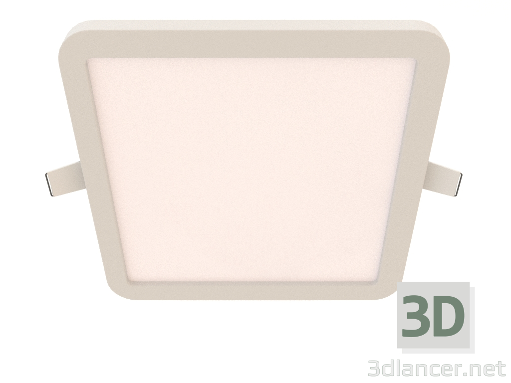 3d model Recessed luminaire (C0191) - preview