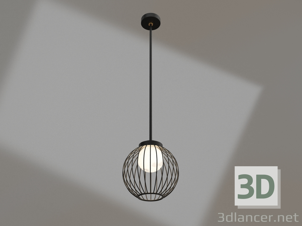 modello 3D Lampada LGD-PEARL-HANG-7W Warm3000 (GR, 164 gradi, 230V) - anteprima