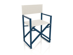 Silla plegable (Gris azul)