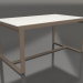 3d model Mesa de comedor 150 (Polietileno blanco, Bronce) - vista previa