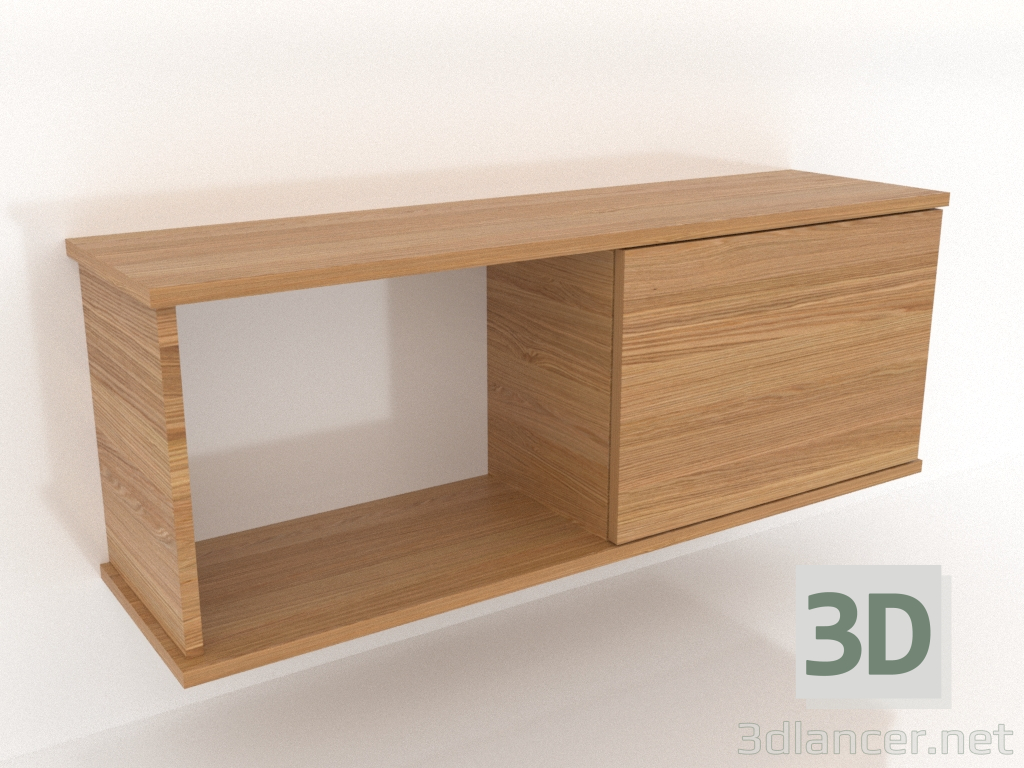 3D modeli RAF askılı raf (solda 1 açık bölmeli) 1000 mm (doğal meşe) - önizleme 3D modeli RAF askılı raf (solda 1 açık bölmeli) 1000 mm (doğal meşe) - önizleme