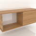 modèle 3D Étagère suspendue SHELF (avec 1 section ouverte à gauche) 1000 mm (chêne naturel) - preview