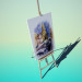 3d model Easel - preview