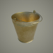 3d model Bucket 8L, usual (enamel, aluminum ... gold) - preview