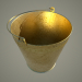 3d model Bucket 8L, usual (enamel, aluminum ... gold) - preview