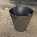 3d model Bucket 8L, usual (enamel, aluminum ... gold) - preview