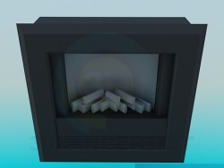 Dark fireplace