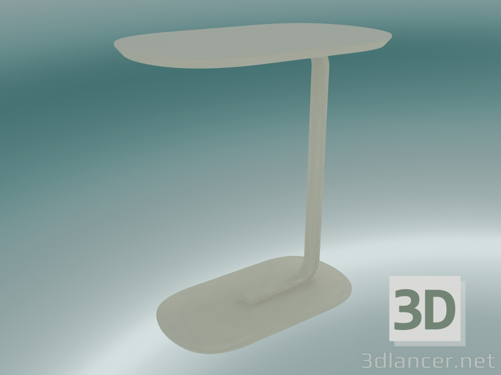 Modelo 3d Mesa de apoio Relacionar (esbranquiçado) - preview