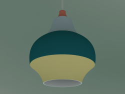 Pendant lamp CIRQUE 150 (25W E27, RED TOP)