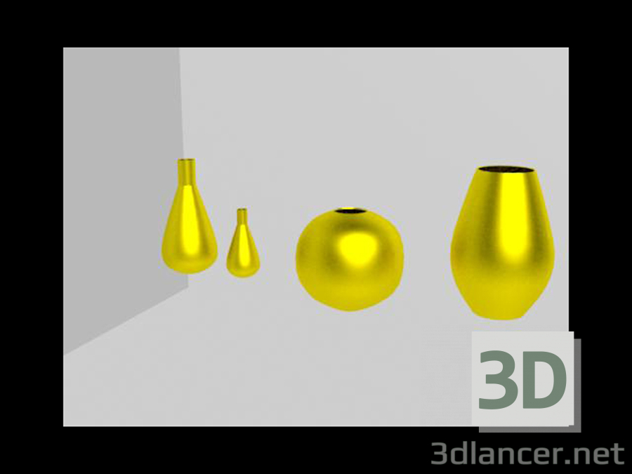 3D Modell Vase - Vorschau