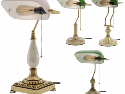 4-Banker Desk Lamp