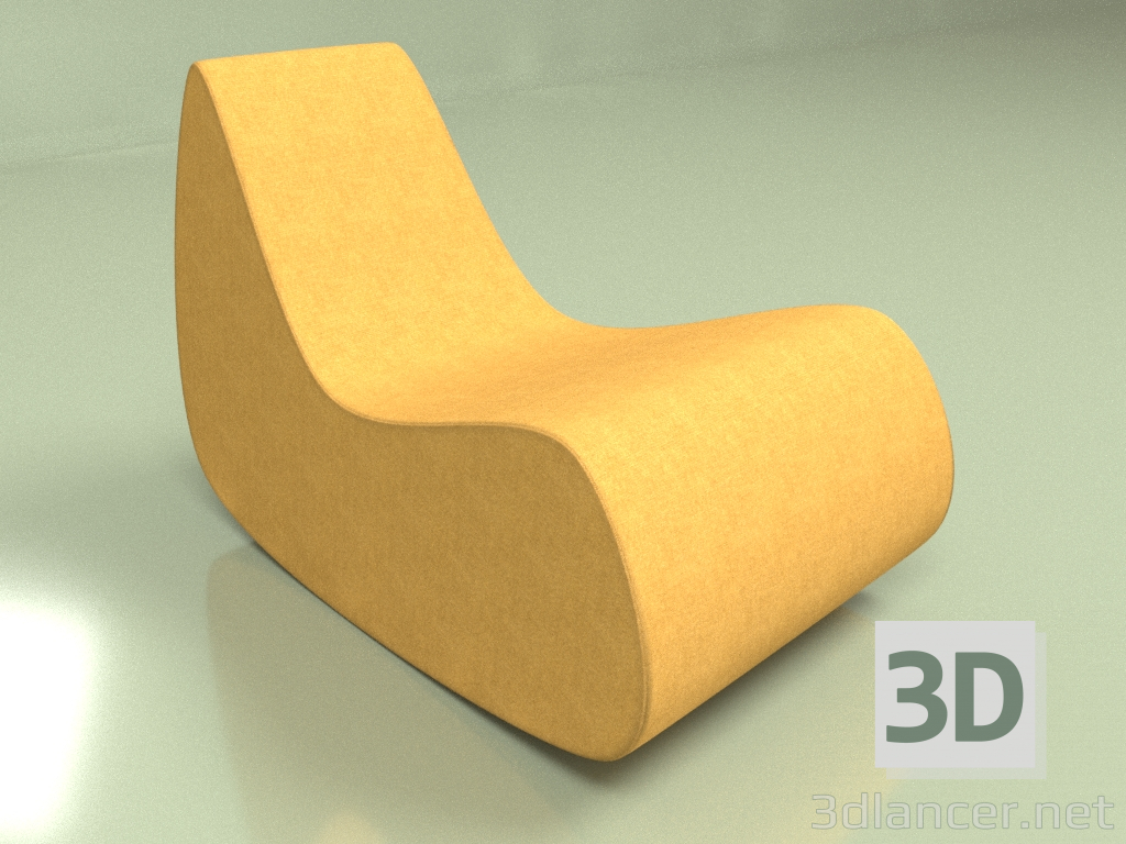 3d model Butaca Grand Prix altura 53 - vista previa