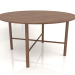 3d model Dining table DT 02 (option 2) (D=1400x750, wood brown light) - preview