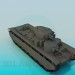 modello 3D T-35A - anteprima