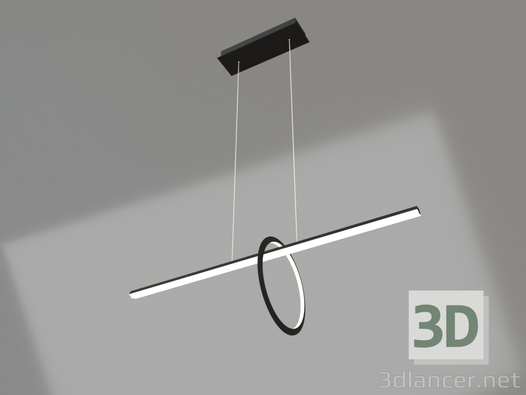 modello 3D Lampadario sospeso (7143) - anteprima