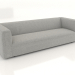 3D Modell 3-Sitzer-Sofa (L) - Vorschau