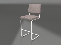 Tabouret de bar Ridge Rib (Cool Grey)