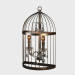 3d model Bra BIRDCAGE CRYSTAL SCONCE (SN008-2-ABG) - preview