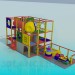 3D Modell Spielplatz - Vorschau