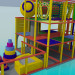 3D Modell Spielplatz - Vorschau