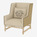 3d модель Кресло ANTWERPEN LINEN ARMCHAIR (7841.0008 HLinen) – превью