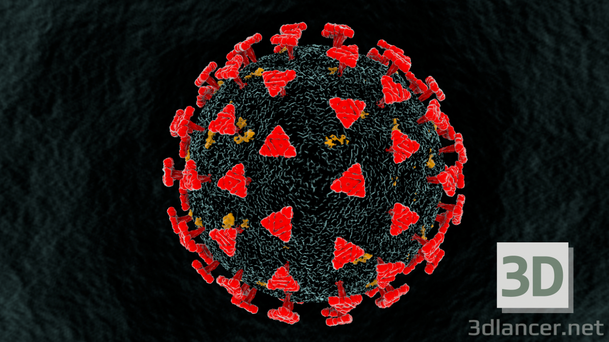 modèle 3D de COVID19 acheter - rendu