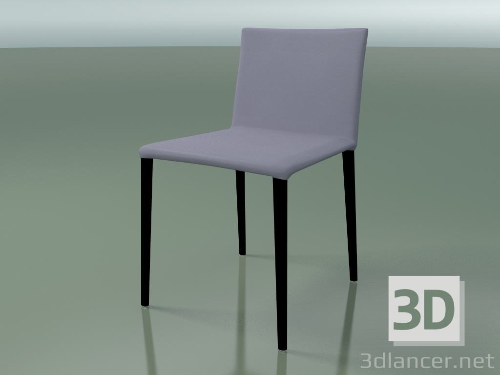 3d model Silla 1707 (H 77-78 cm, con tapicería de cuero, V39) - vista previa