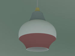 Pendant lamp CIRQUE 150 (25W E27, YELLOW TOP)