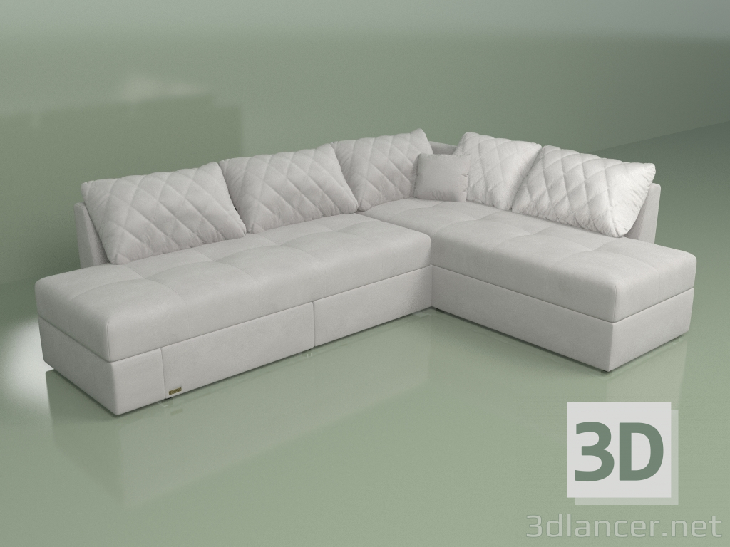 3D Modell Ecksofa Marcos (zusammengeklappt) - Vorschau