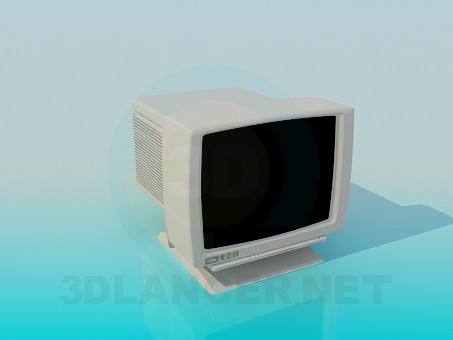 modello 3D Monitor CRT - anteprima