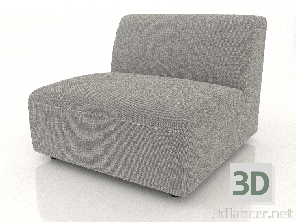 Modelo 3d Módulo sofá 1 lugar (L) 83x90 - preview