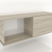 3d модель Подвесная полка SHELF (с 1 открытой секцией налево) 1000 мм (освещенный дуб) – превью
