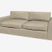 3d модель Диван прямой двухместный 83'' UPHOLSTERED SOFA – превью