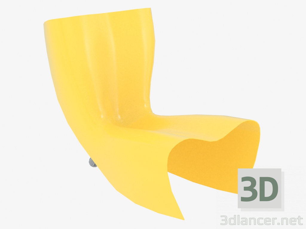 modèle 3D Chaise Chair Felt - preview