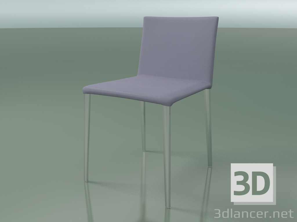 modello 3D Sedia 1707 (H 77-78 cm, con rivestimento in pelle, CRO) - anteprima