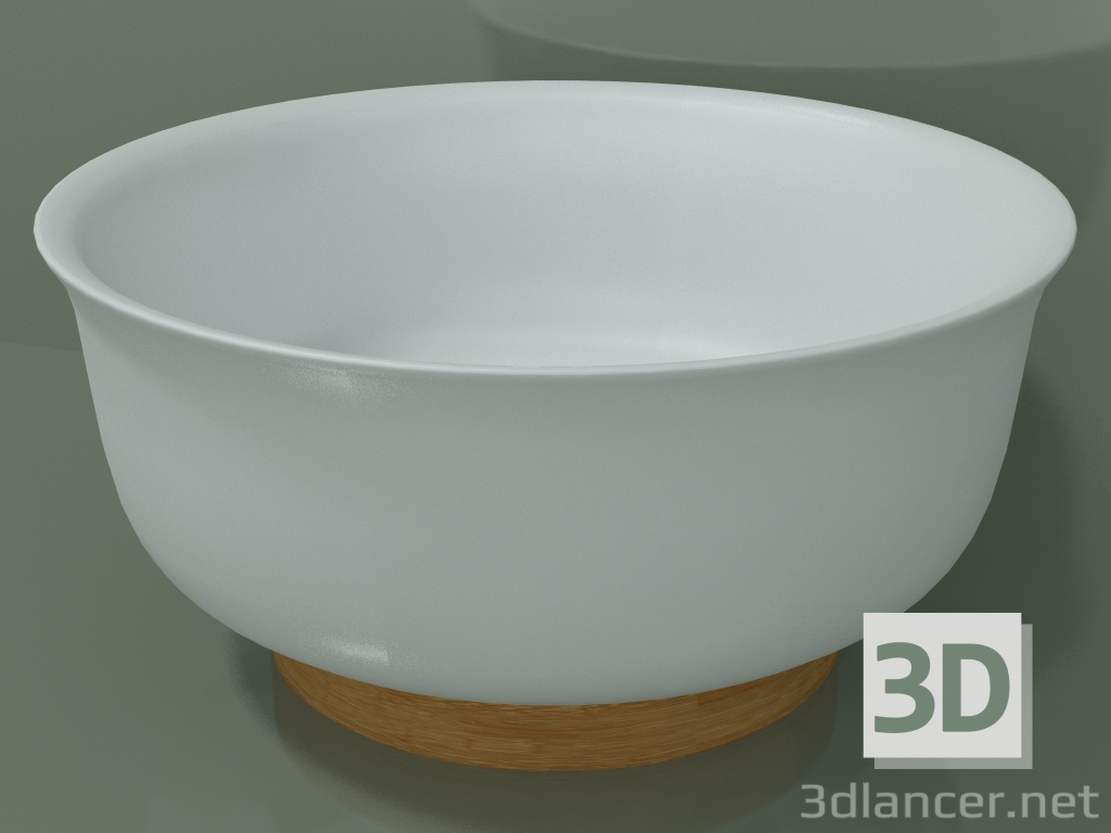 modello 3D Lavabo da appoggio (01HM11203) - anteprima