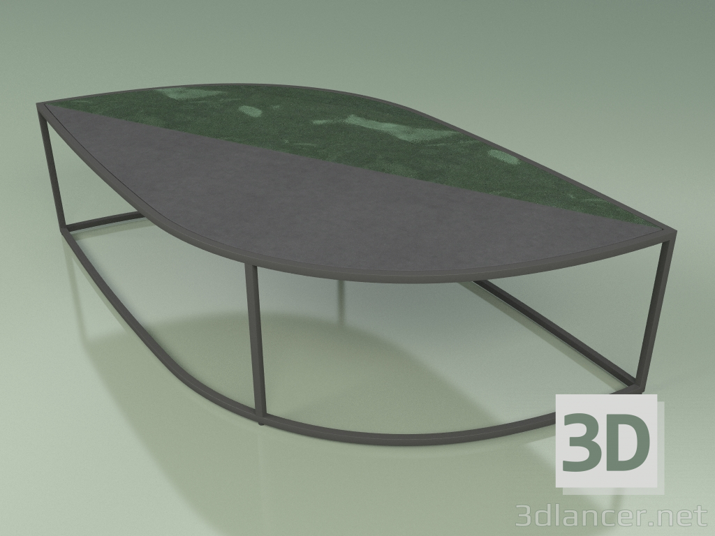 modèle 3D Table basse 002 (Grés émaillé Storm-Forest, Metal Smoke) - preview