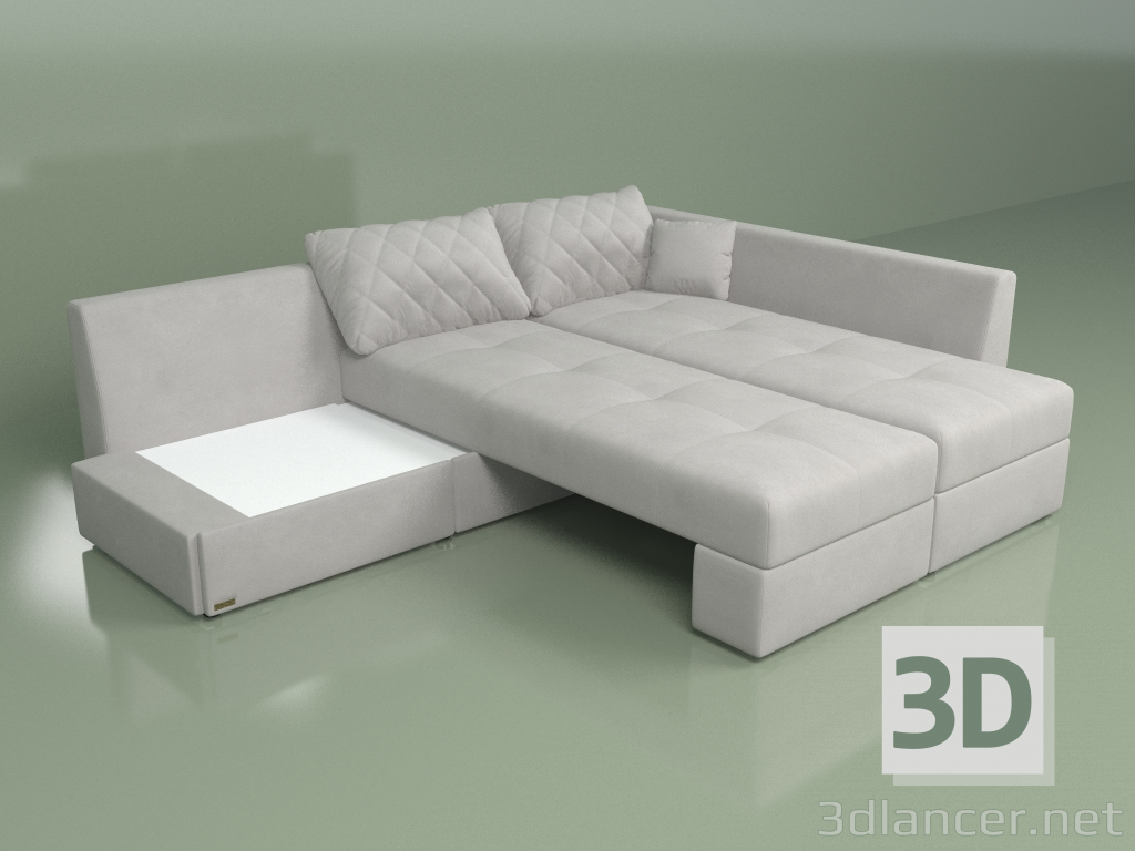 3D Modell Ecksofa Marcos (aufgeklappt) - Vorschau