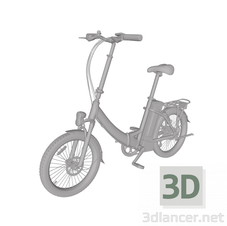 modèle 3D Vélo électrique - preview