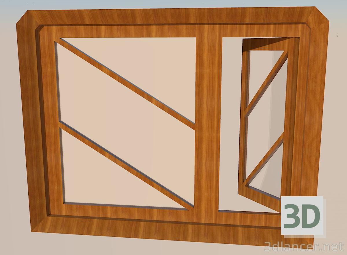 3D Modell Fenster - Vorschau