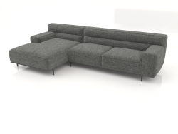 Sofa mit Ottomane CAMERTON (Brugal 95)