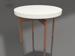 Table basse ronde Ø60 (Gris Agate, DEKTON Zenith)