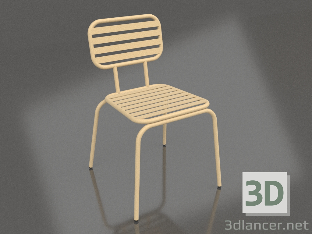 3d model Silla de Dvornyag (Mostaza) - vista previa