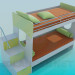 3D Modell Sofa-Bett - Vorschau