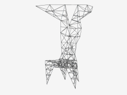 Стілець каркасний (чорний) Pylon Chair