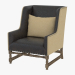 3d model Armchair leather ANTWERPEN ARMCHAIR (7841.0008HL) - preview